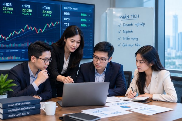 Khuyến nghị mua HDB, HPG, TCB với giá mục tiêu hấp dẫn