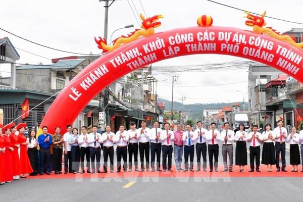 Khởi công, khánh thành 16 công trình chào mừng thành lập thành phố Quảng Ninh