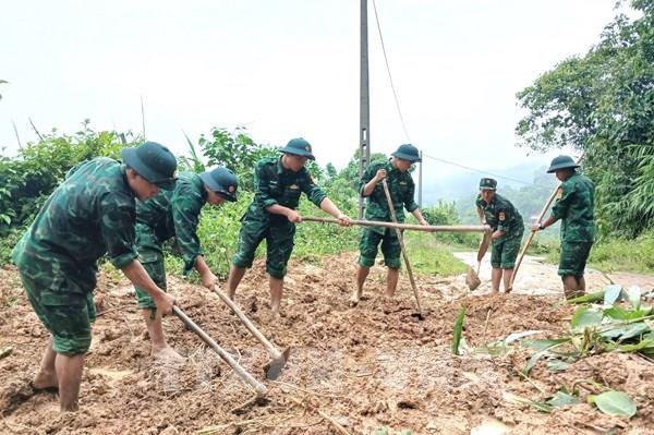 Khắc phục hậu quả thiên tai, chủ động ứng phó với mưa lớn, lũ quét, sạt lở đất