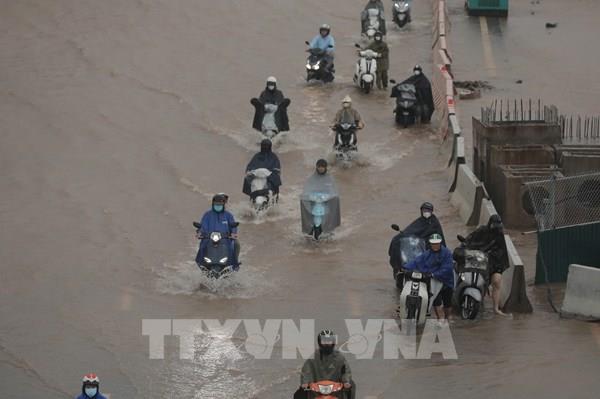 Từ đêm 17/9, mưa lớn trên khu vực Bắc Bộ, Thanh Hóa và Nghệ An giảm dần