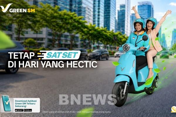 Green SM lần đầu tiên ra mắt dịch vụ xe máy điện tại Indonesia