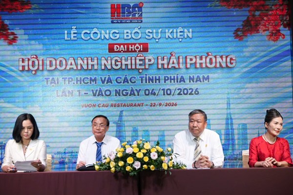 Kết nối gần 400 doanh nghiệp Hải Phòng tại phương Nam