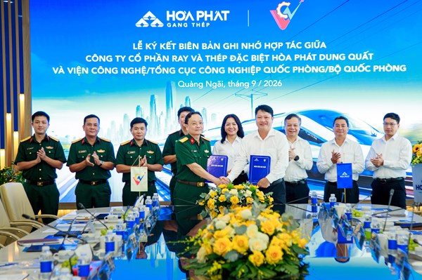 Hòa Phát và Viện Công nghệ hợp tác nghiên cứu làm chủ công nghệ sản xuất ray