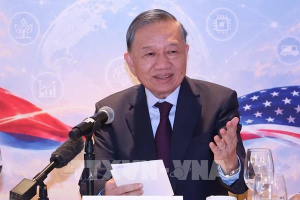 Tổng Bí thư, Chủ tịch nước Tô Lâm dự Tọa đàm với lãnh đạo định chế tài chính, quỹ đầu tư Hoa Kỳ