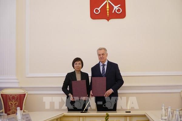 TTXVN và St. Petersburg (LB Nga) triển khai hợp tác trên lĩnh vực truyền thông đối ngoại
