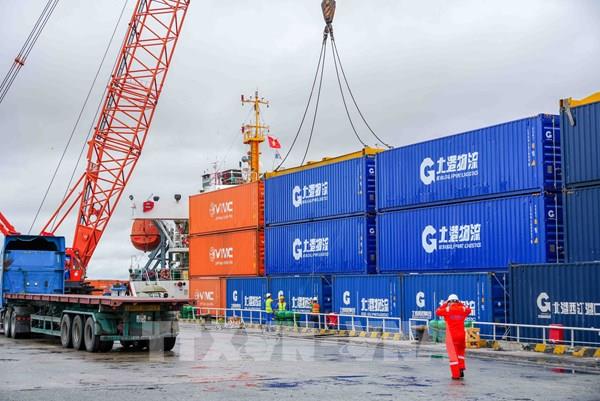 Cần Thơ đón chuyến tàu container trực tiếp từ Nam Ninh, Trung Quốc