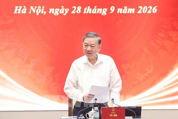 Tổng Bí thư, Chủ tịch nước Tô Lâm: Kết quả xây dựng và thực thi pháp luật phải được đo bằng những “điểm nghẽn” được tháo gỡ