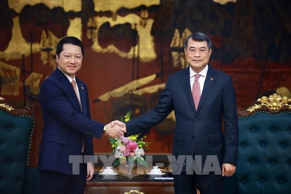 Thủ tướng Lê Minh Hưng tiếp Bộ trưởng Bộ Thanh tra Campuchia