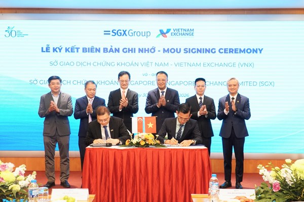 Việt Nam - Singapore thúc đẩy kết nối thị trường vốn