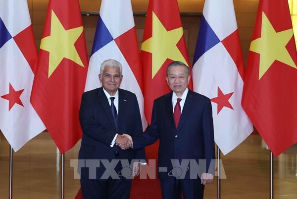 Tổng Bí thư, Chủ tịch nước Tô Lâm chủ trì Lễ đón Tổng thống Cộng hòa Panama thăm chính thức Việt Nam​