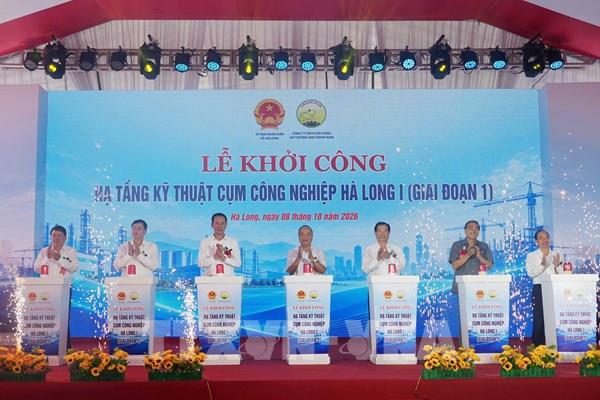 Thanh Hóa khởi công cụm công nghiệp Hà Long I mức đầu tư 500 tỷ đồng