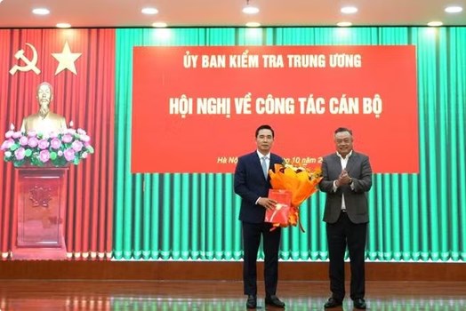 Ông Trần Văn Phúc giữ chức Phó Chủ nhiệm Ủy ban Kiểm tra Trung ương