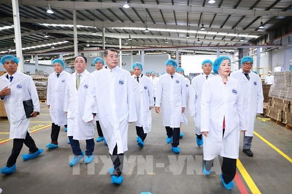Thủ tướng Lê Minh Hưng thăm dự án Angkormilk của Vinamilk tại Campuchia