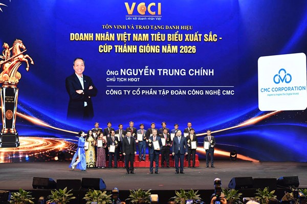 Vinh danh 100 doanh nhân tiêu biểu tại Cúp Thánh Gióng 2026