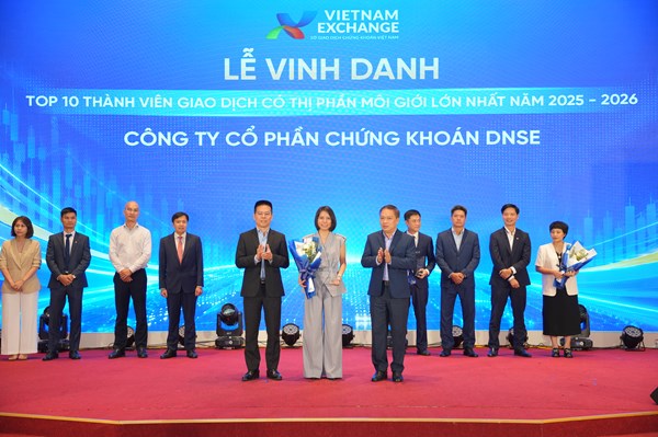 DNSE lọt Top 10 thị phần môi giới VNX, giữ vững Top 2 phái sinh