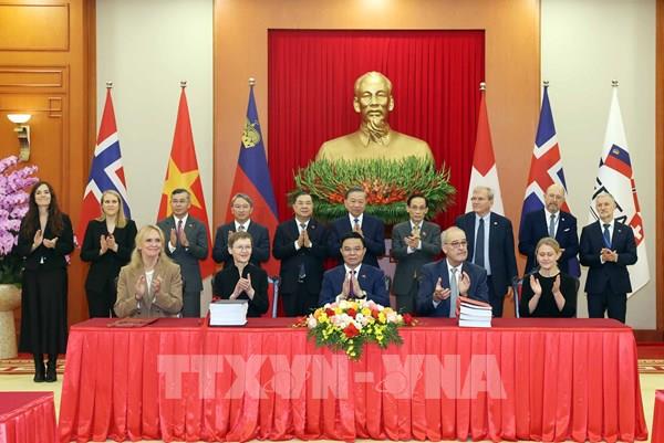Việt Nam – EFTA khai mở tiềm năng hợp tác kinh tế