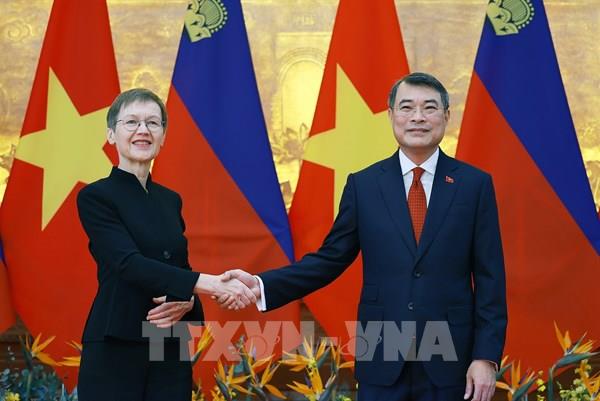 Thủ tướng Lê Minh Hưng chủ trì lễ đón chính thức Thủ tướng Liechtenstein