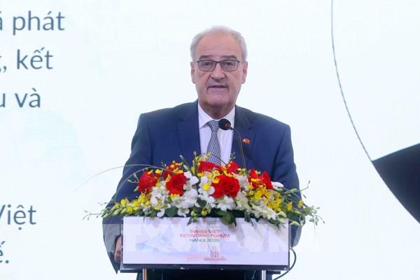 Tổng thống Guy Parmelin dự và phát biểu tại Diễn đàn Kinh tế Việt Nam - Thụy Sĩ 2026