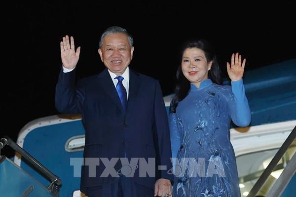 Tổng Bí thư, Chủ tịch nước Tô Lâm cùng Phu nhân lên đường thăm Đan Mạch, Liên minh châu Âu và Bỉ
