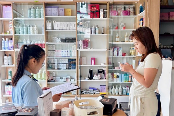 Thái Nguyên xử lý vi phạm kinh doanh mỹ phẩm
