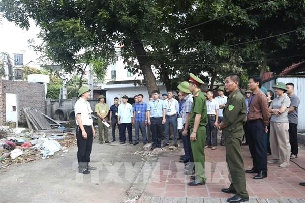 Hà Nội: Sóc Sơn ra quân giải tỏa 68 trường hợp vi phạm tại chợ Thái Phù