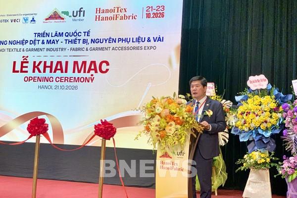Khai mạc triển lãm quốc tế ngành công nghiệp dệt may và phụ liệu