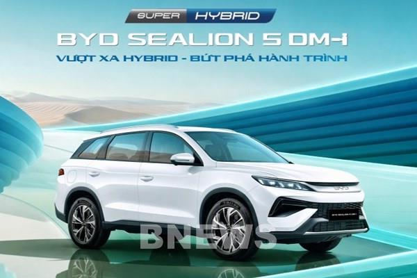 BYD Sealion 5 DM-i ra mắt tại Việt Nam, vận hành kết hợp hơn 1.200 km