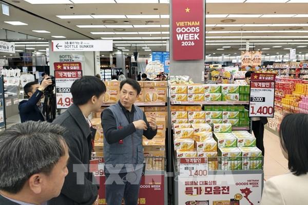 Mở rộng cơ hội cho nông sản, thủy sản và thực phẩm Việt Nam tại thị trường Hàn Quốc