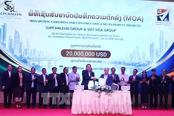 Thúc đẩy kết nối kinh tế Việt Nam - Lào qua các dự án bất động sản và nông nghiệp thông minh