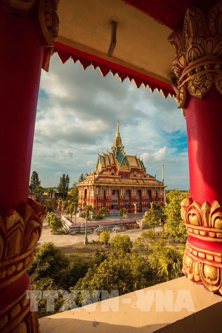 Những ngôi chùa Khmer ở Vĩnh Long có kiến trúc đẹp mắt