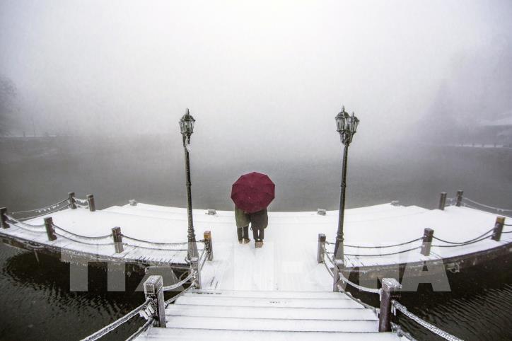 Photo - Phong cảnh tuyết rơi tại Trung Quốc