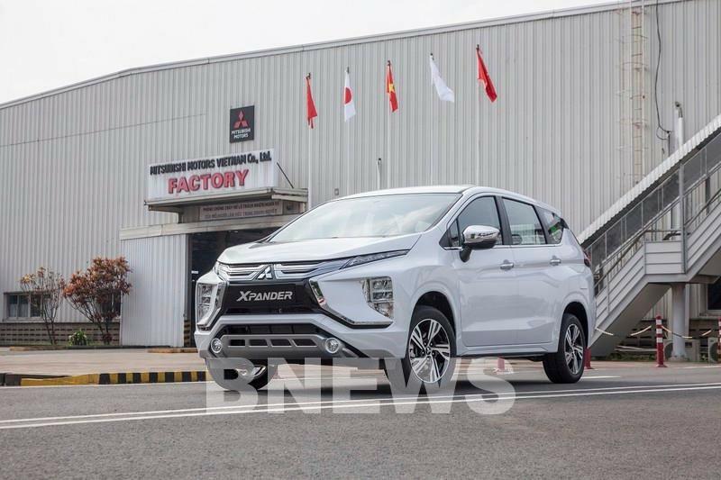 Mitsubishi Xpander bán được 2.946 xe, xếp ở vị trí thứ 4 trong Top 10 mẫu xe bán chạy nhất thị trường Việt Nam tháng 12. Ảnh: Văn Xuyên/BNEWS/TTXVN