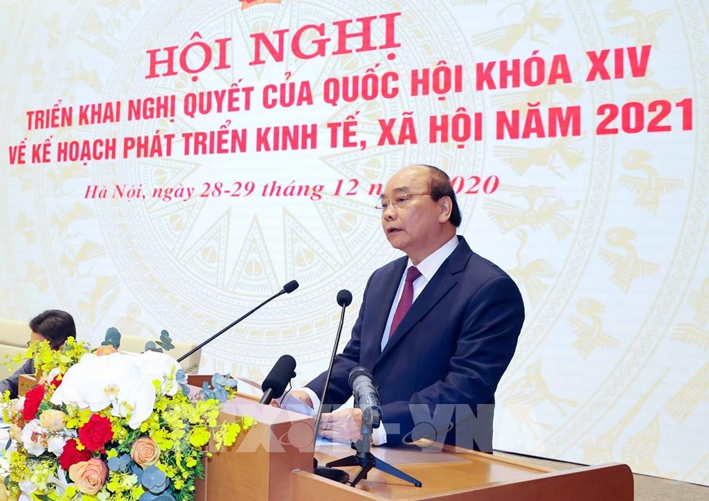Thủ tướng Nguyễn Xuân Phúc phát biểu khai mạc. Ảnh: Thống Nhất – TTXVN
