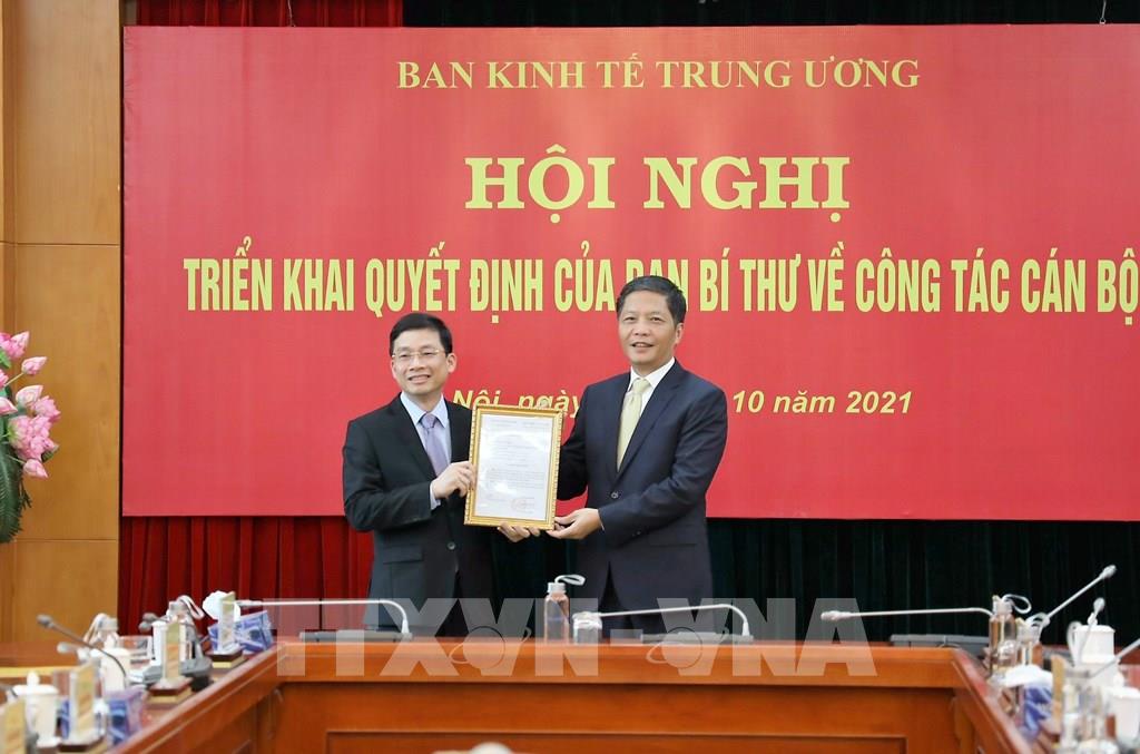 Phó Bí thư Thường trực Tỉnh ủy Hưng Yên, được điều động, bổ nhiệm giữ chức Phó Trưởng ban Kinh tế Trung ương.