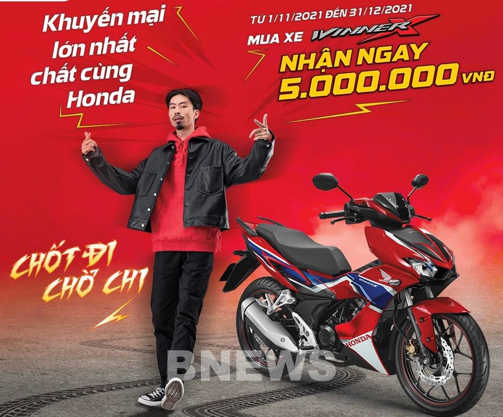 Honda Việt Nam khuyến mại khủng cho khách mua xe côn tay WINNER X