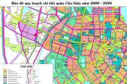 Bản đồ quy hoạch chi tiết quận Cầu Giấy, Hà Nội Bản đồ quy hoạch chi tiết quận Cầu Giấy, Hà Nội