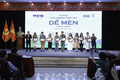 Giải thưởng Thiếu nhi Dế Mèn: Lan tỏa sức sống văn học nghệ thuật thiếu nhi