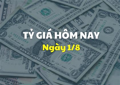 Tỷ giá hôm nay 1/8: Giá USD ổn định, giá NDT giảm nhẹ
