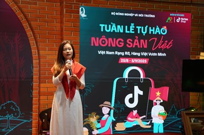 TikTok Shop thúc đẩy tiêu thụ nông sản Việt qua livestream