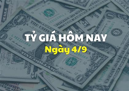 Tỷ giá hôm nay 4/9: Nhiều biến động tăng, giảm trái chiều