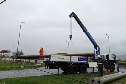 EVN chỉ đạo khẩn khắc phục sự cố lưới điện do bão số 10 và hoàn lưu sau bão