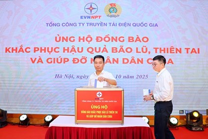 EVNNPT phát động quyên góp ủng hộ đồng bào bị bão lũ và nhân dân Cuba