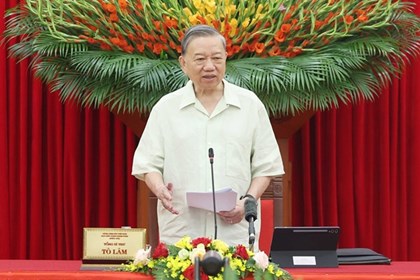 Thông báo Kết luận của Tổng Bí thư tại Hội nghị sơ kết thực hiện Nghị quyết số 57-NQ/TW