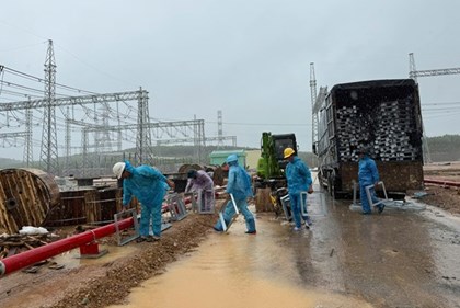 Gấp rút hoàn thiện trạm biến áp 500kV Quảng Trị