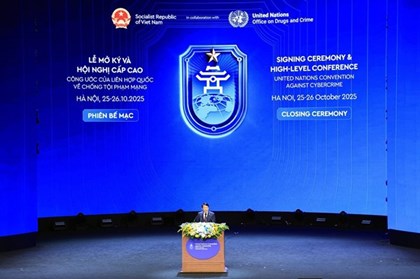 Lễ mở ký Công ước Hà Nội thành công tốt đẹp, khẳng định vai trò, uy tín của Việt Nam trên trường quốc tế