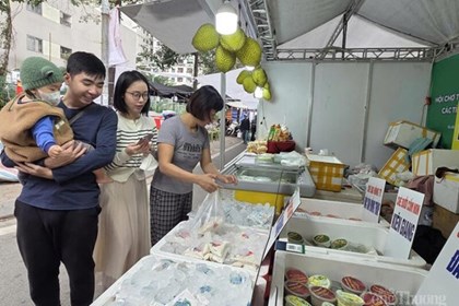 Hà Nội khai mạc Hội chợ trái cây, nông sản an toàn