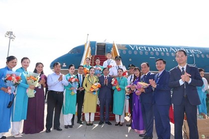 Vietnam Airlines khai trương chặng bay Thành phố Hồ Chí Minh - Điện Biên