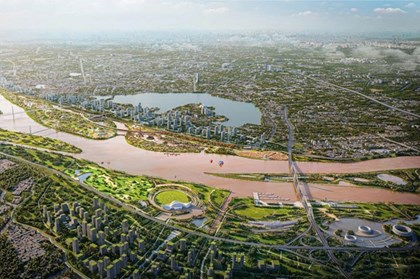 Tạm dừng cấp phép xây dựng trong khu vực Trục đại lộ cảnh quan sông Hồng