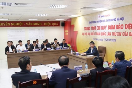 EVN kiểm tra cấp điện phục vụ Đại hội XIV của Đảng