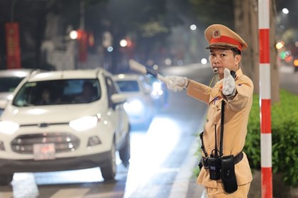 Phân luồng giao thông phục vụ Đại hội Công đoàn Việt Nam lần thứ XIV